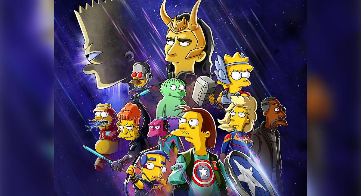 ¿Cuándo ver el crossover de Los Simpson y el MCU?. Foto: Twitter @MarvelLATAM