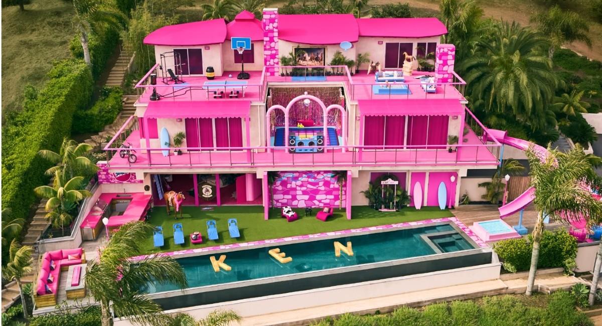 Cómo solicitar alojamiento en la casa de ensueño de Barbie. Foto: Airbnb