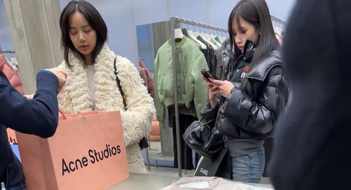 BlackPink vs Twice: Lisa y Mina salen juntas de compras. Foto: Twitter @LaliceUpdates