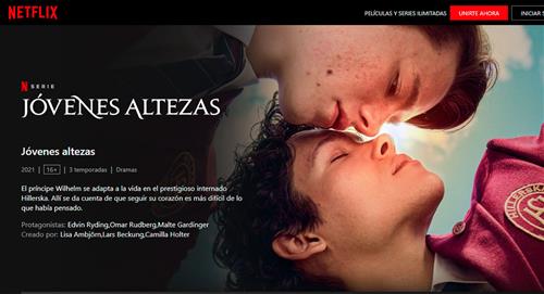 Jóvenes Altezas: conoce todo sobre la serie juvenil de Netflix