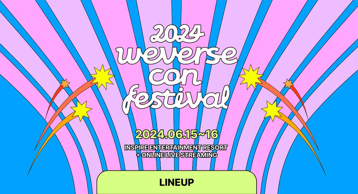 2024 Weverse Con Festival. Foto: weverseconfestival.weverse.io